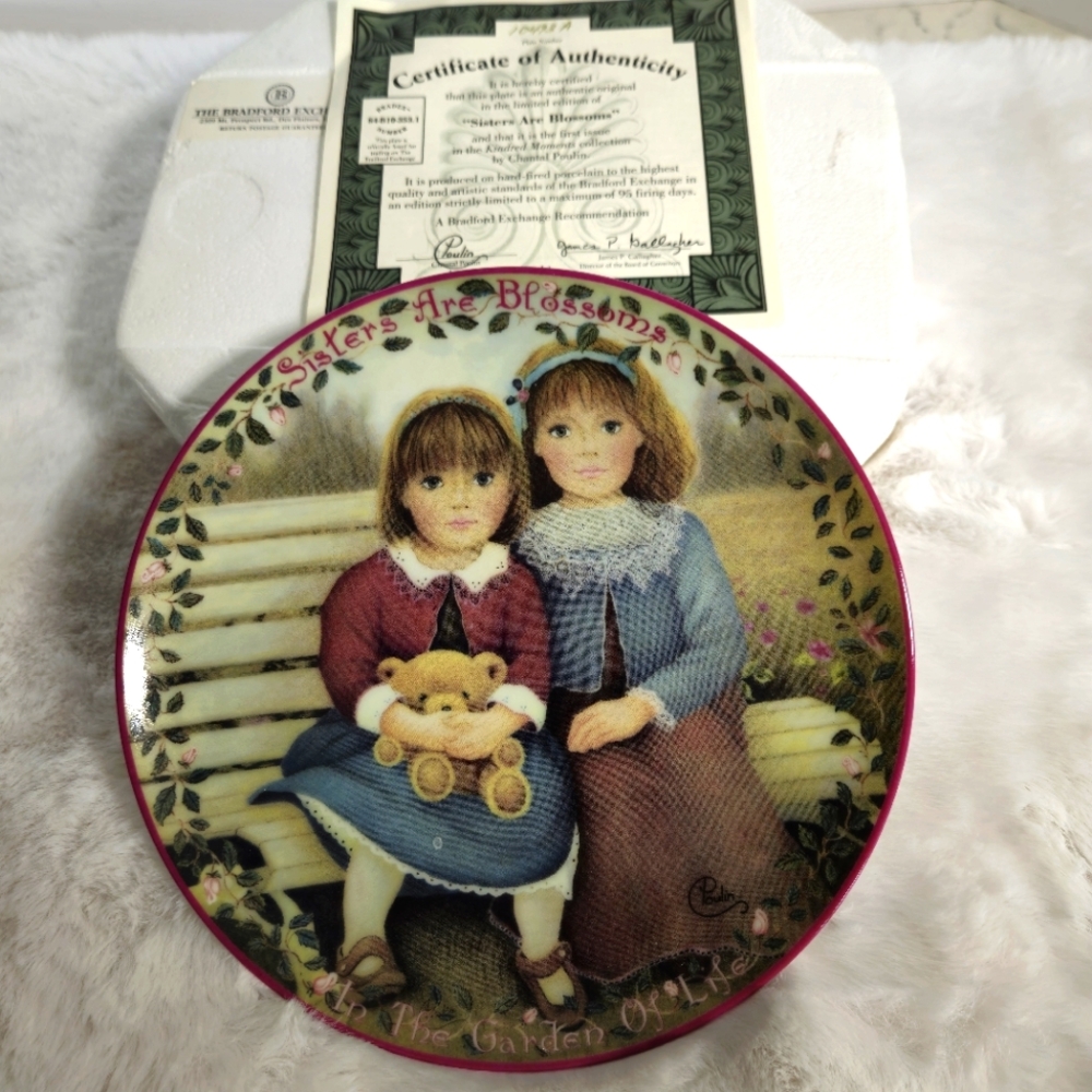 The Bradford Exchange "Sisters are Blossoms" - Picture 1 of 3